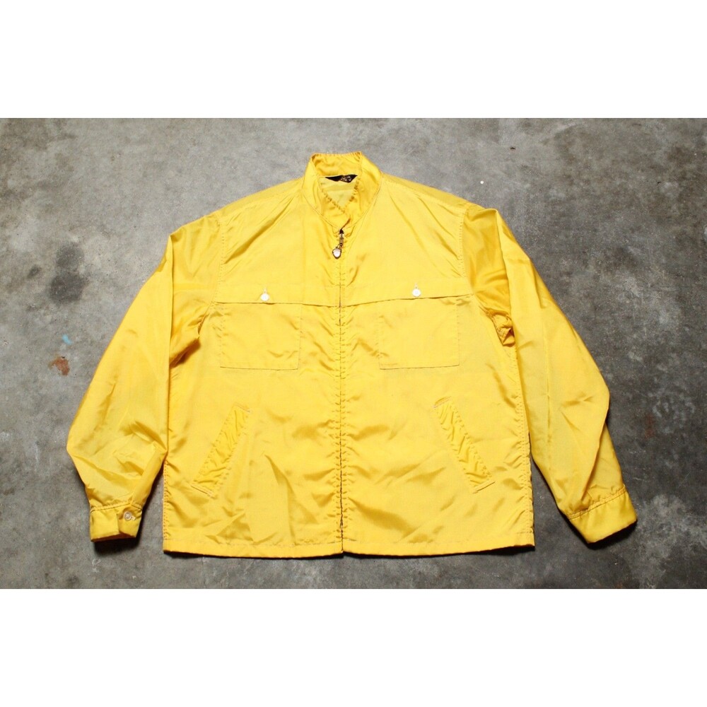 Vintage 1970's Sears Super Thin Yellow Jacket - Size 44 (XL)
